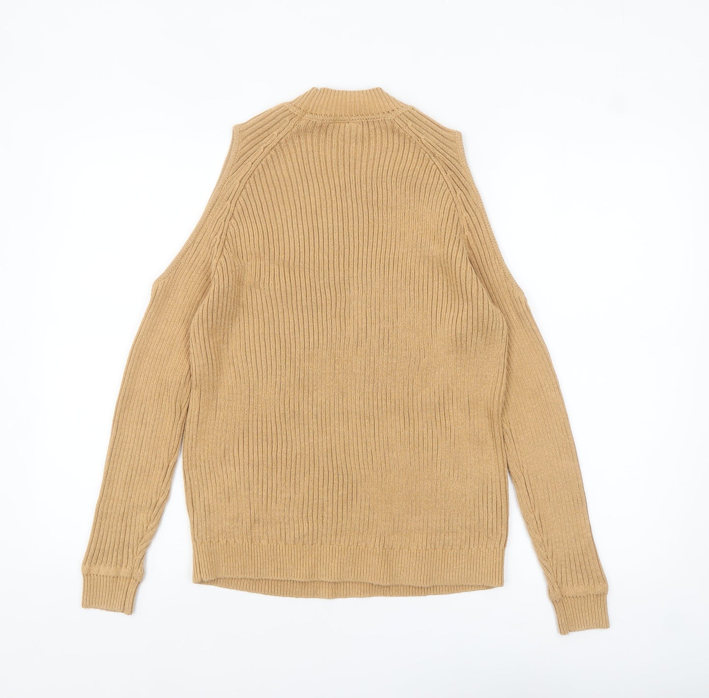 Womens UK Size XS H&M Beige Pullover Jumper