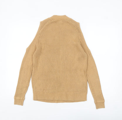 Womens UK Size XS H&M Beige Pullover Jumper