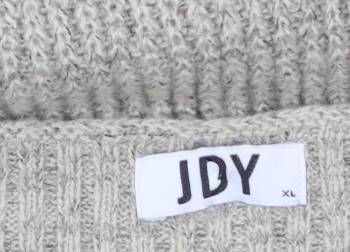 Womens UK Size XL JDY Beige Pullover Jumper