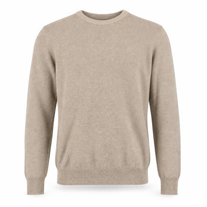 Mens UK Size M True Classic Beige Pullover Jumper