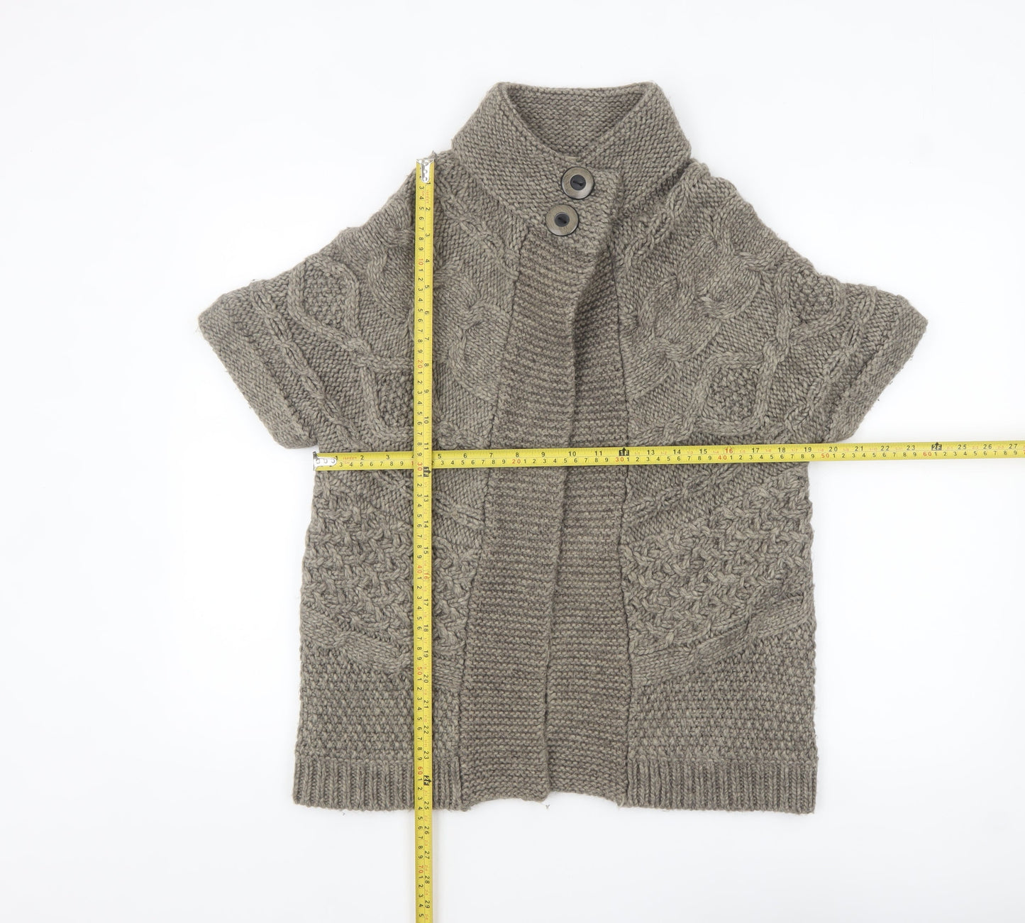 Womens UK Size 12 Marks and Spencer Brown Cardigan Jumper