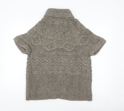 Womens UK Size 12 Marks and Spencer Brown Cardigan Jumper