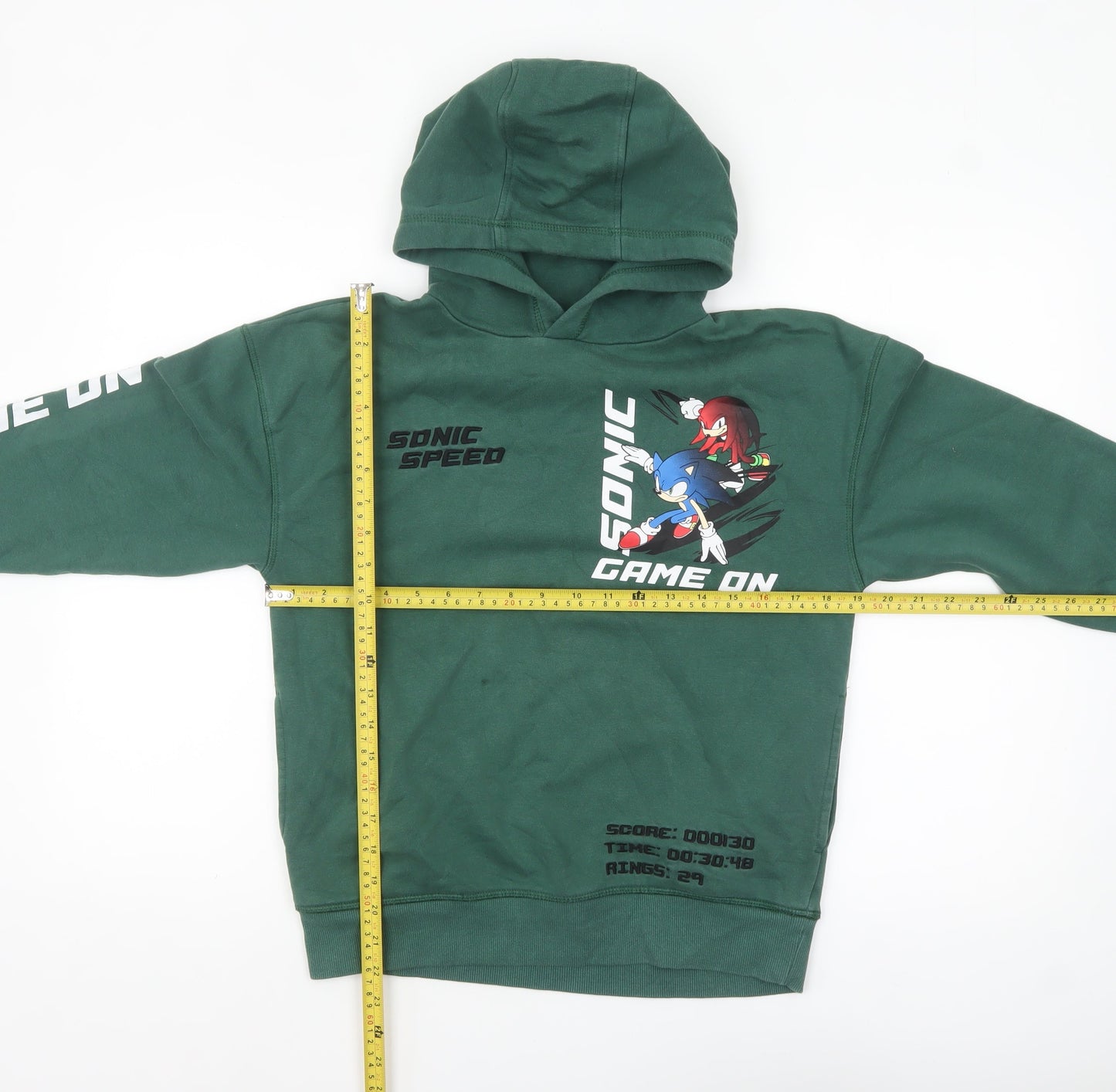 Boys UK Size 11 Years NEXT Green Pullover Hoodie