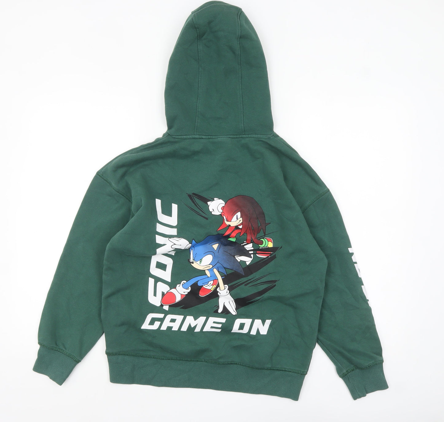 Boys UK Size 11 Years NEXT Green Pullover Hoodie