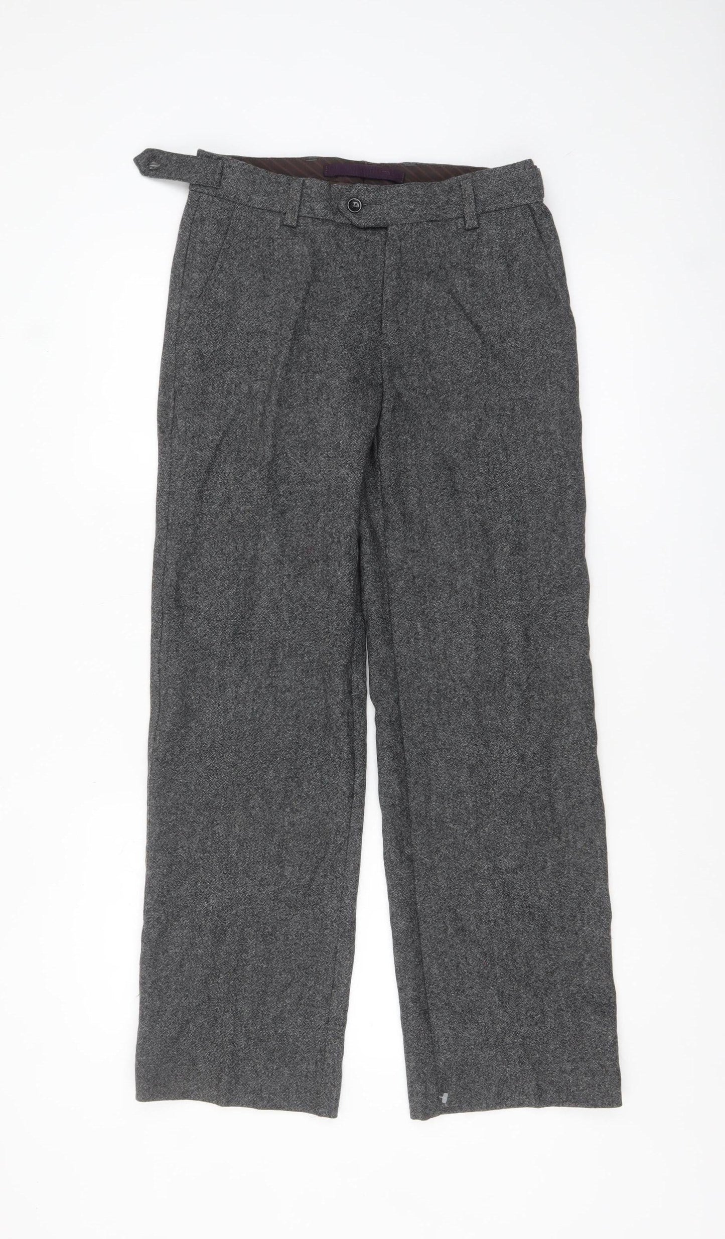 Womens UK Size 8 Slim NEXT Slim Fit Business Workwear Formal Grey Trousers
