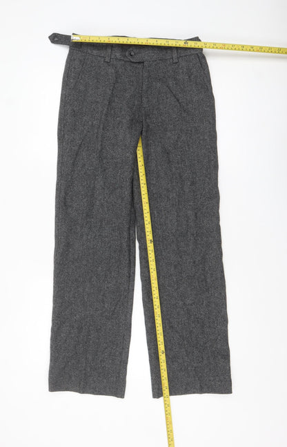 Womens UK Size 8 Slim NEXT Slim Fit Business Workwear Formal Grey Trousers