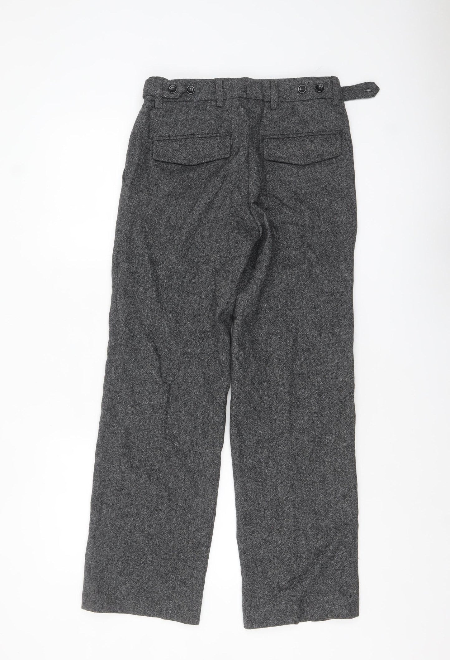 Womens UK Size 8 Slim NEXT Slim Fit Business Workwear Formal Grey Trousers