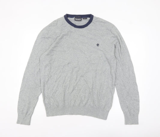 Mens UK Size M Timberland Grey Pullover Jumper