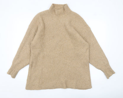Womens UK Size XS Monki Beige Pullover Jumper