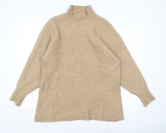 Womens UK Size XS Monki Beige Pullover Jumper