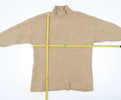 Womens UK Size XS Monki Beige Pullover Jumper
