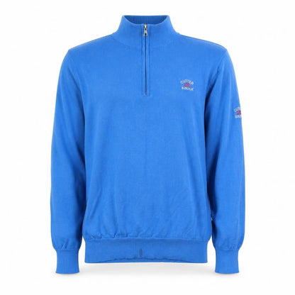 Mens UK Size M Cutter & Buck Blue Golf Walking Casual Jacket