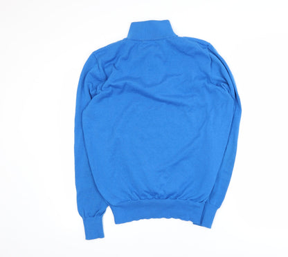 Mens UK Size M Cutter & Buck Blue Golf Walking Casual Jacket