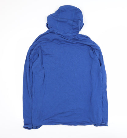 Mens UK Size M BAM Blue Pullover Hoodie