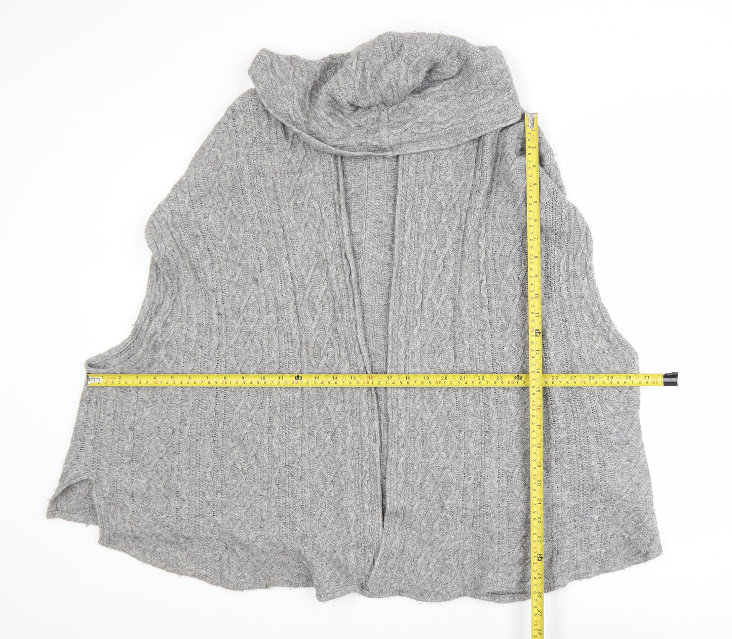 Womens UK Size S Avoca Grey Cardigan Jumper