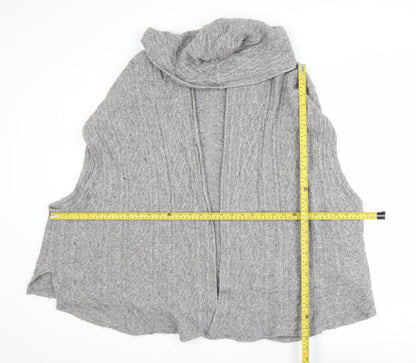 Womens UK Size S Avoca Grey Cardigan Jumper