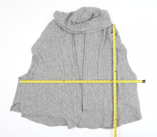 Womens UK Size S Avoca Grey Cardigan Jumper