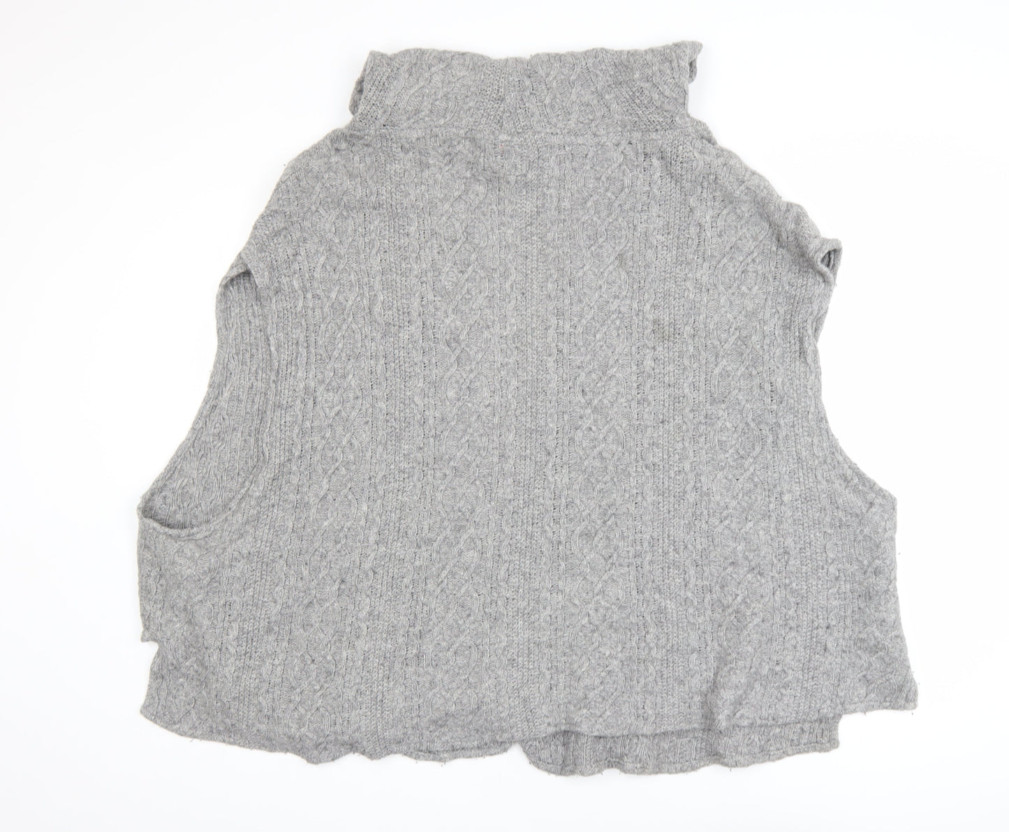 Womens UK Size S Avoca Grey Cardigan Jumper