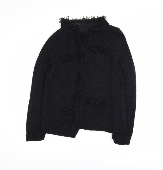 Womens UK Size 14 Roman Black Cardigan Jumper