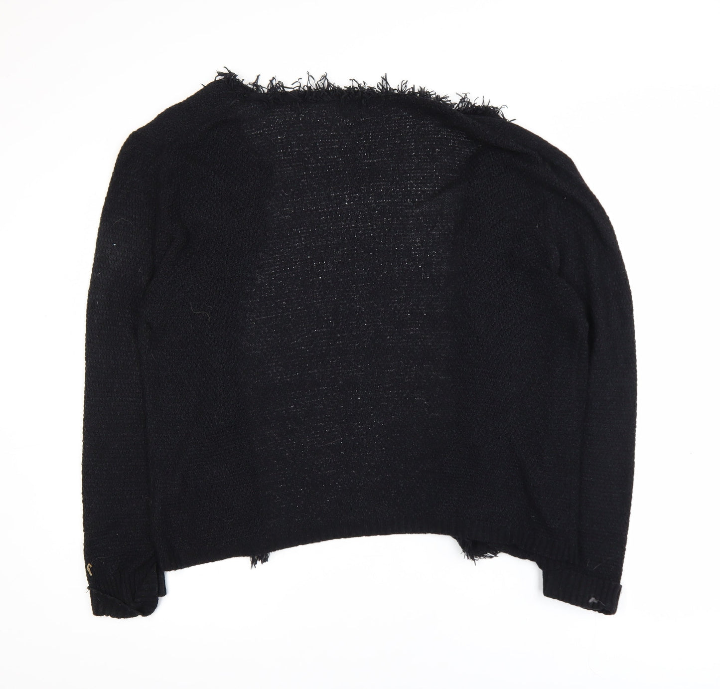 Womens UK Size 14 Roman Black Cardigan Jumper