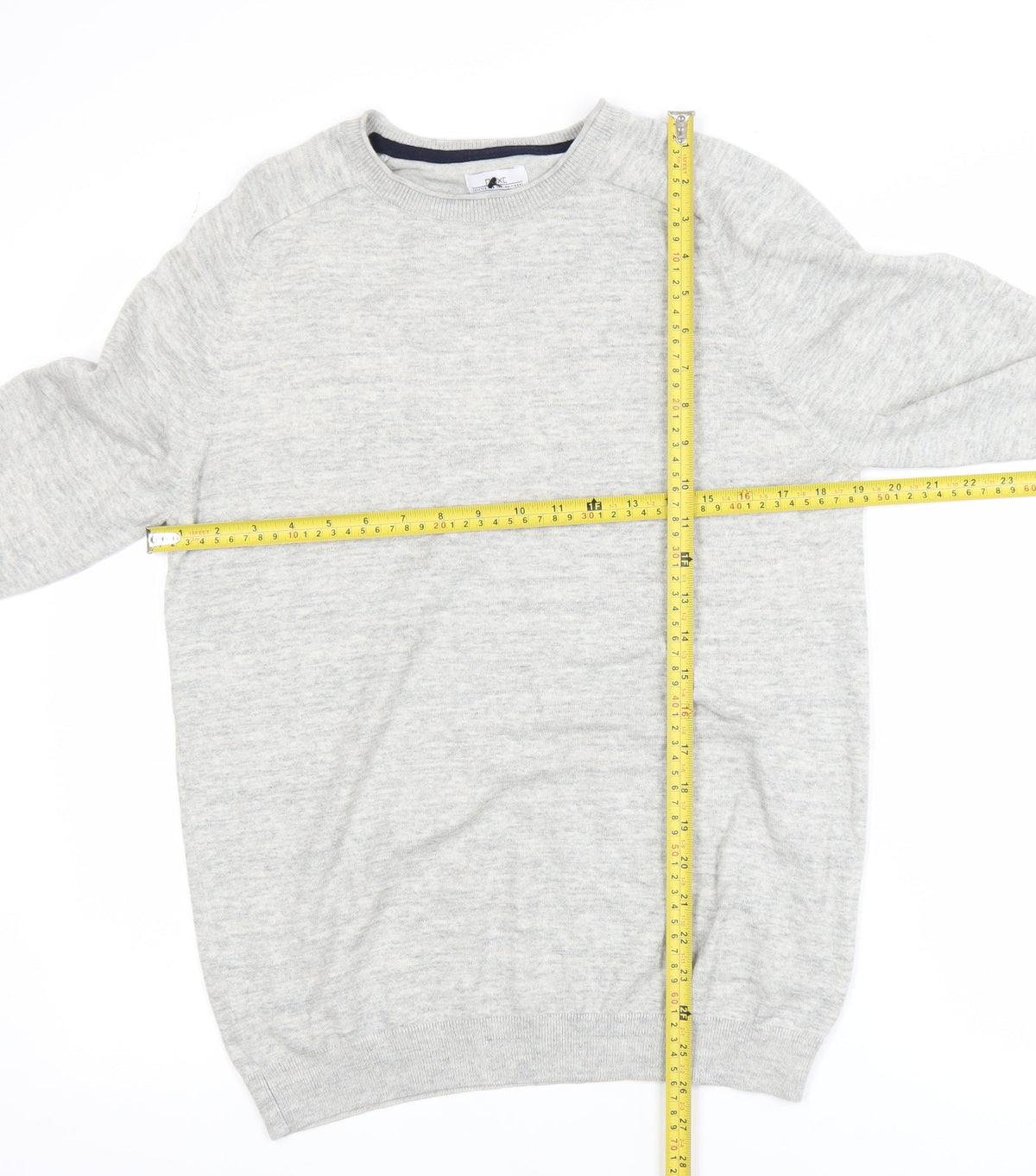 Mens UK Size M NEXT Grey Pullover Sweatshirt