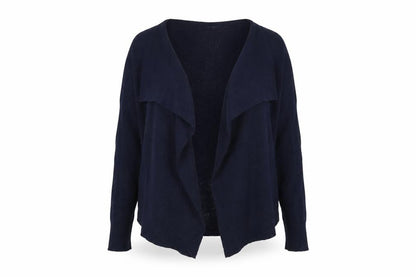 Jigsaw Women's Blue Wool Blend Open Cardigan Size S