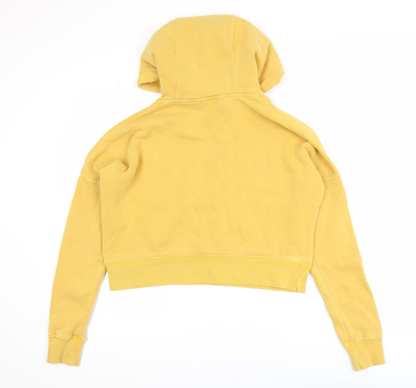 Womens UK Size 8 Superdry Yellow Pullover Hoodie