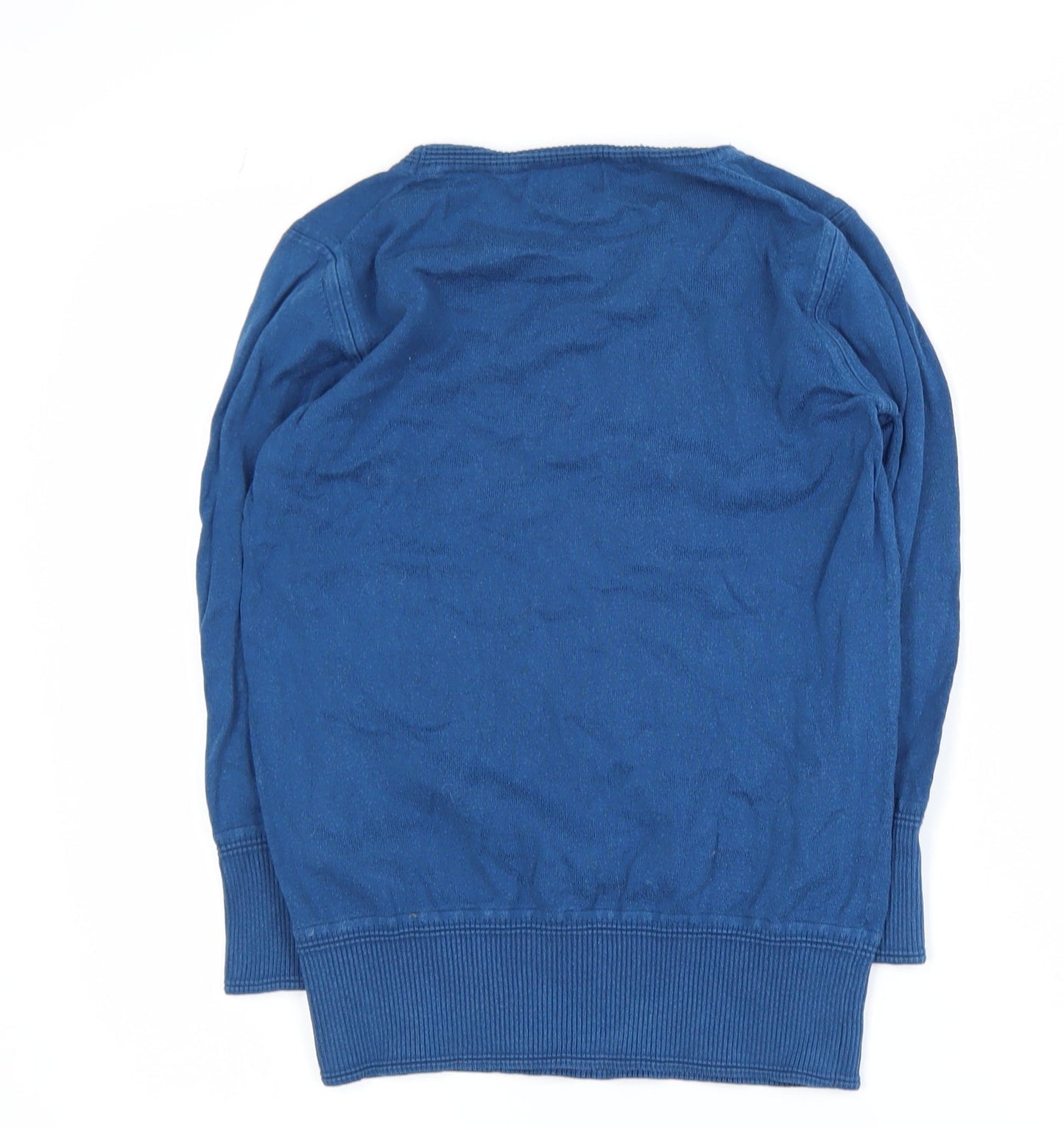 Mens UK Size S Reiss Blue Pullover Jumper