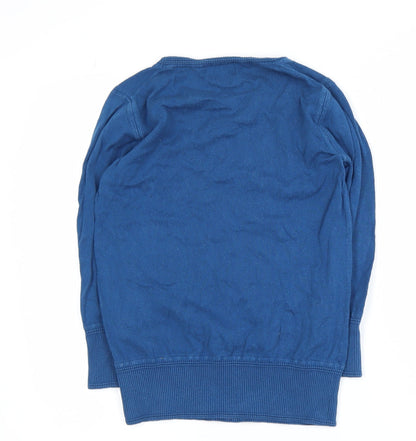 Mens UK Size S Reiss Blue Pullover Jumper