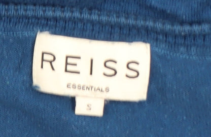 Mens UK Size S Reiss Blue Pullover Jumper