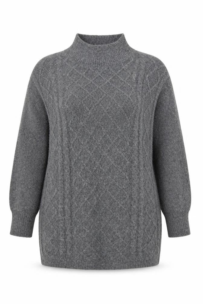 Womens UK Size 18 Bonmarché Grey Pullover Jumper