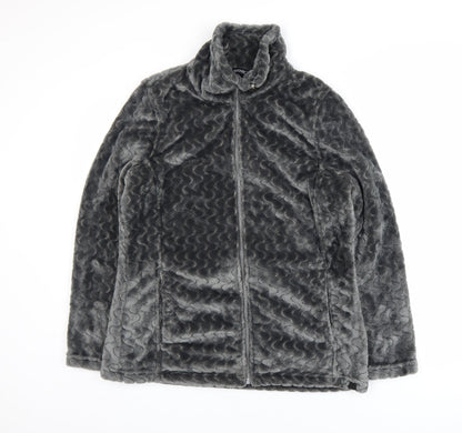 Regatta Women’s Grey Fleece Jacket Size 16 Full Zip Outdoor Coat