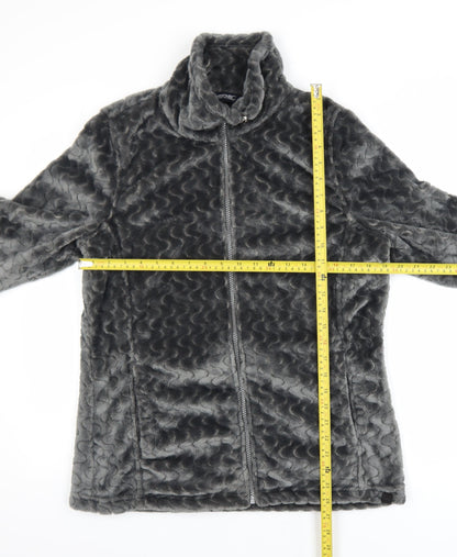 Regatta Women’s Grey Fleece Jacket Size 16 Full Zip Outdoor Coat