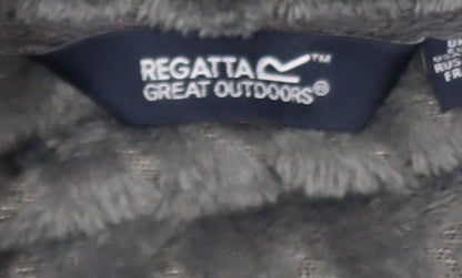 Regatta Women’s Grey Fleece Jacket Size 16 Full Zip Outdoor Coat