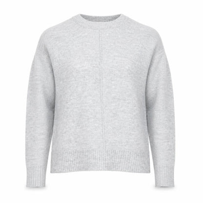 Warehouse Women’s Grey Crew Neck Long Sleeve Knit Jumper Size 14
