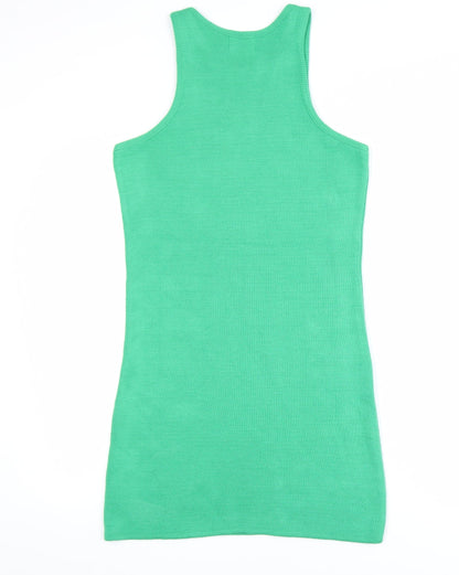 ASOS DESIGN Women’s Green Knit Tank Dress Size 14
