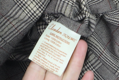 Womens UK Size 8 Elveden Square Brown Field Jacket