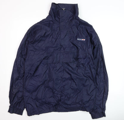 Mens UK Size M le coq sportif Blue Windbreaker Coat