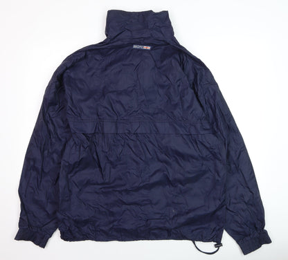 Mens UK Size M le coq sportif Blue Windbreaker Coat