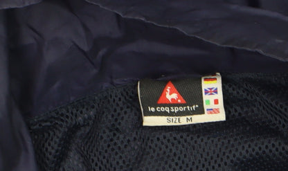Mens UK Size M le coq sportif Blue Windbreaker Coat
