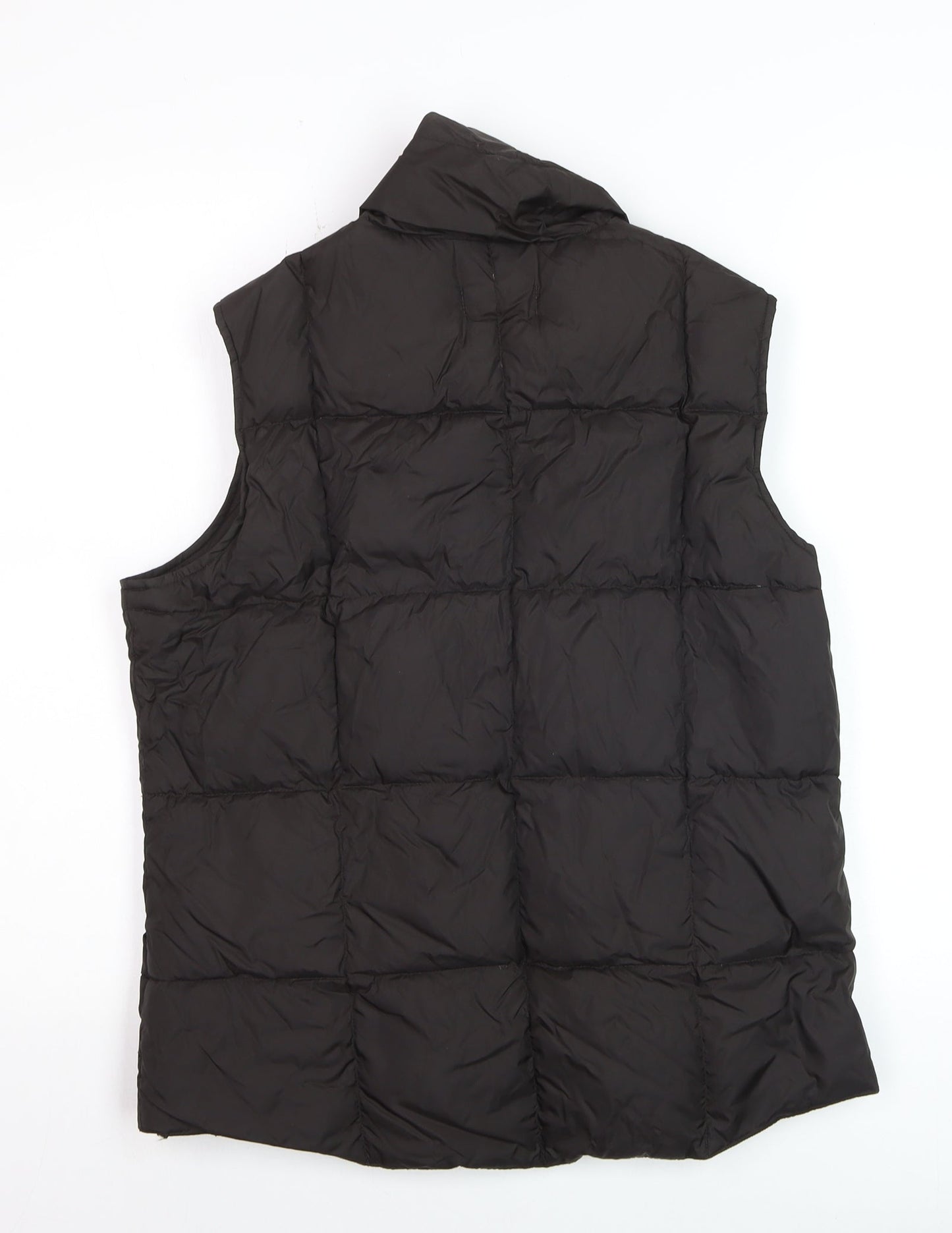 Womens UK Size S Lands' End Black Puffer Jacket
