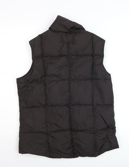 Womens UK Size S Lands' End Black Puffer Jacket