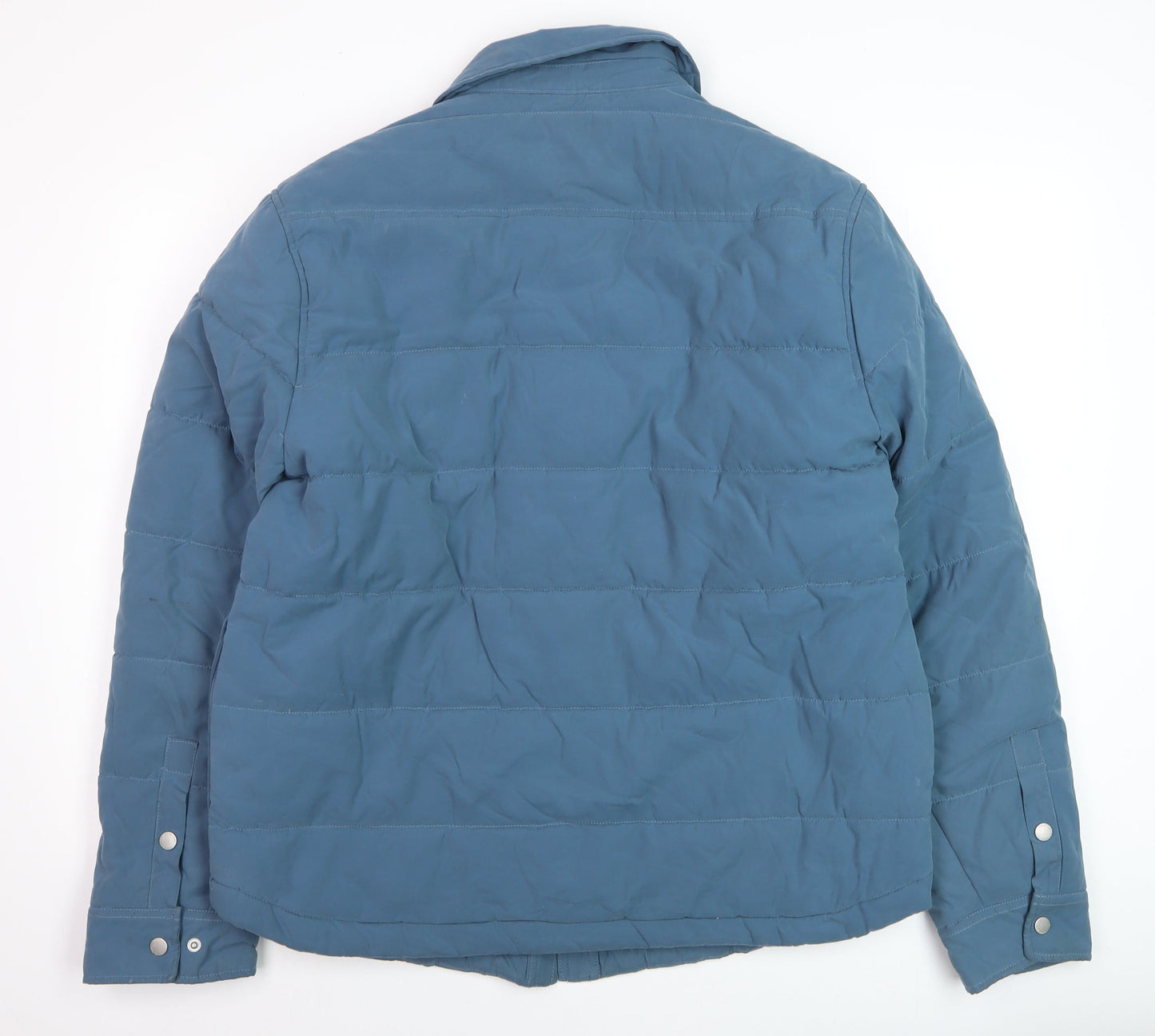 Mens UK Size L White Stuff Blue Quilted Coat