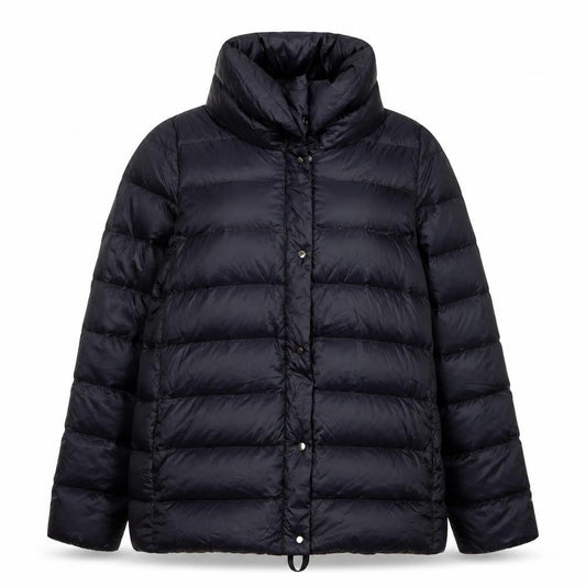 Womens UK Size 12 Mango Black Puffer Jacket