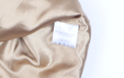 Womens UK Size 14 EAST Beige Quilted Coat