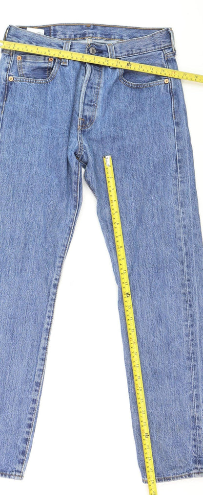 Womens UK Size 12 Levi's Regular Fit Straight Blue Jeans