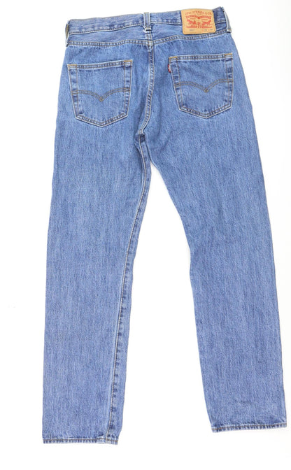 Womens UK Size 12 Levi's Regular Fit Straight Blue Jeans