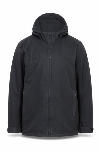 Mens UK Size XL Weatherproof Black Rain Coat