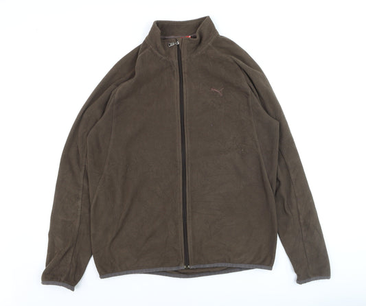 Mens UK Size M PUMA Brown Running & Jogging Gym & Training Walking Jacket