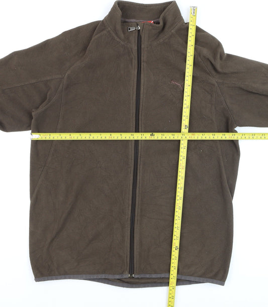 Mens UK Size M PUMA Brown Running & Jogging Gym & Training Walking Jacket